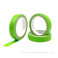 Rubber adhesive green masking tape for car painting